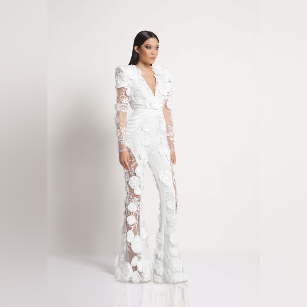 NWT Zhivago ‘I Found Love Jumpsuit’ in White